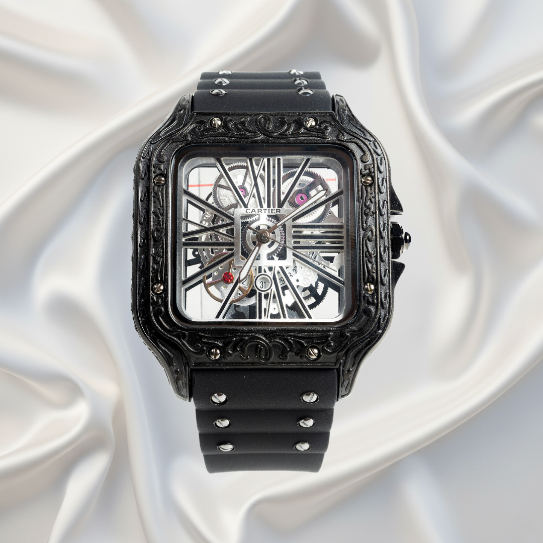 Cartier Santos Skeleton Negro™