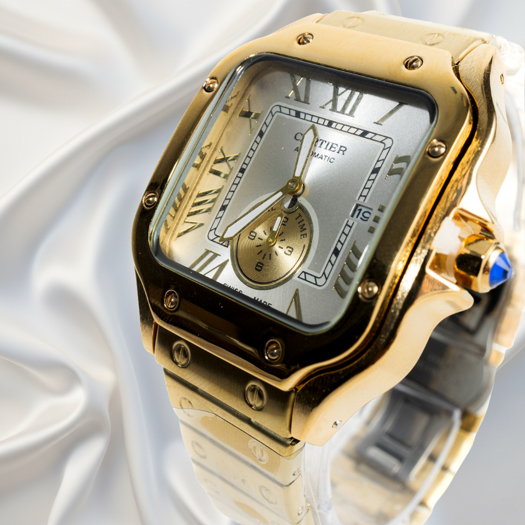 Cartier Santos Dorado Clásico (esfera limpia)™