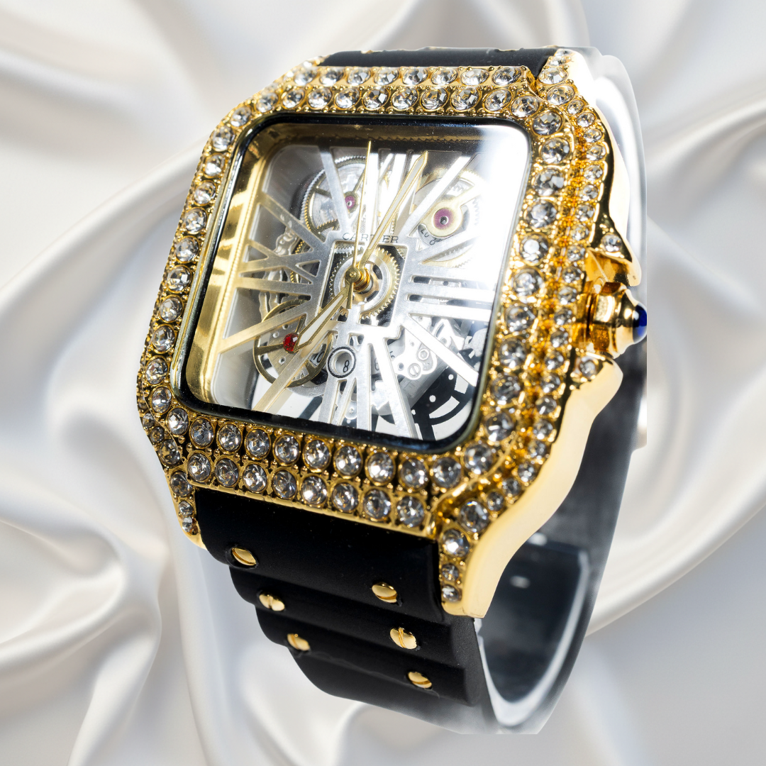 Cartier Santos Skeleton con Diamantes™