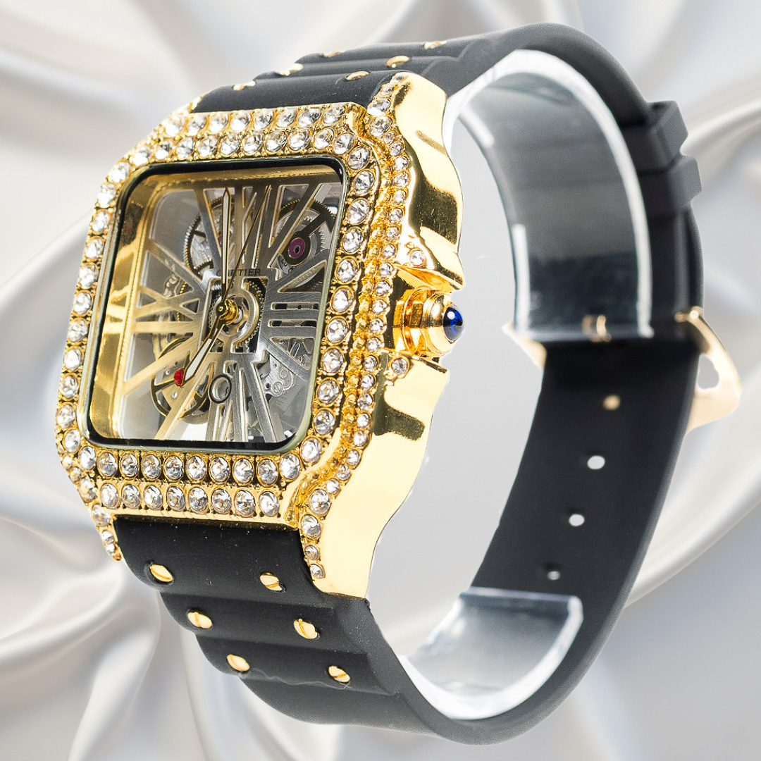 Cartier Santos Skeleton con Diamantes™