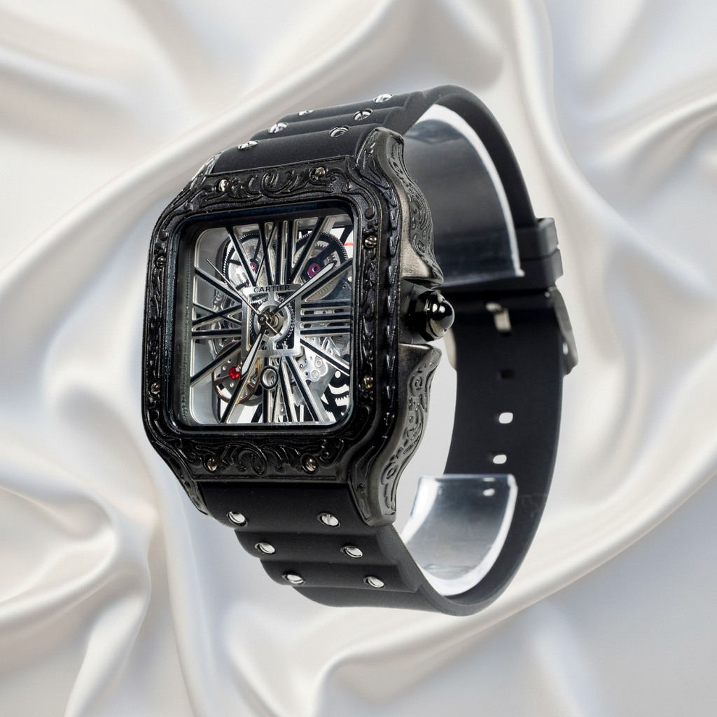 Cartier Santos Skeleton Negro™