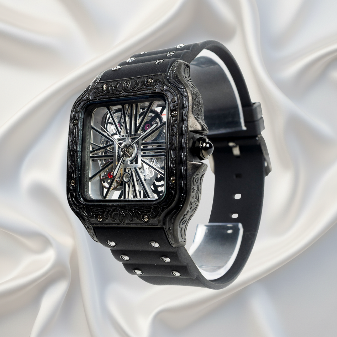 Cartier Santos Skeleton Negro™