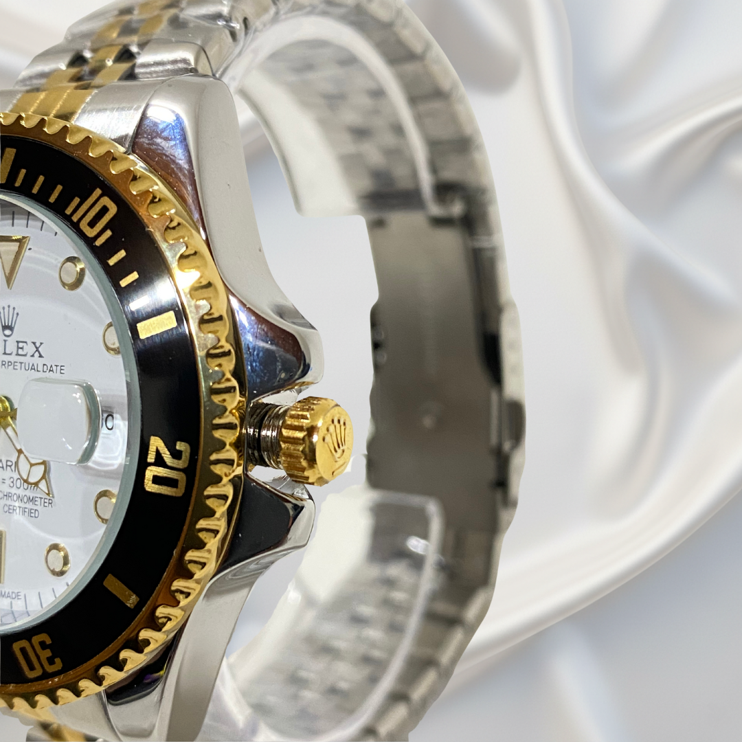 Rolex Submariner Dos Tonos Blanco™