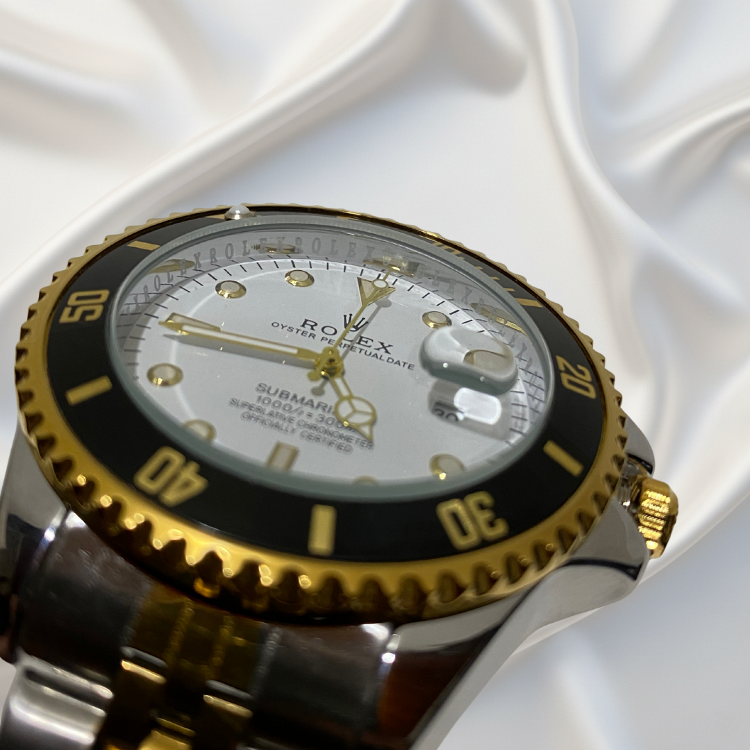 Rolex Submariner Dos Tonos Blanco™