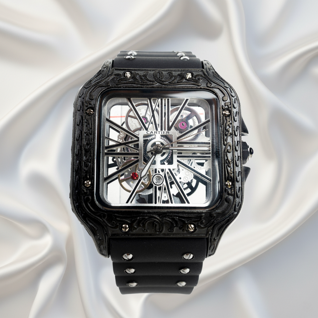 Cartier Santos Skeleton Negro™