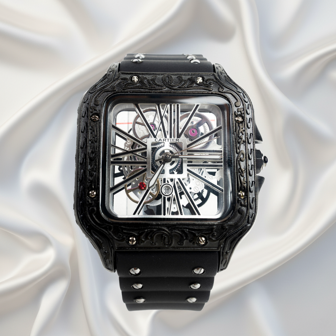 Cartier Santos Skeleton Negro™