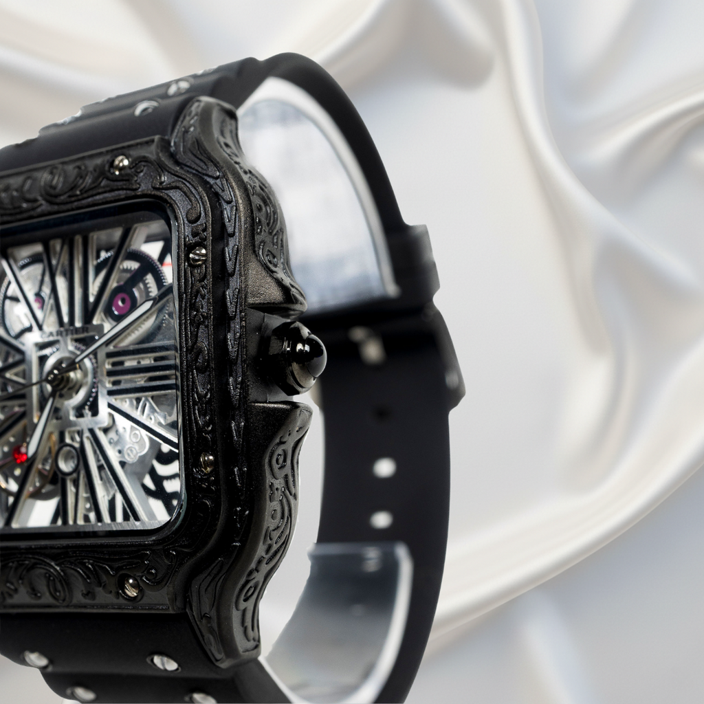 Cartier Santos Skeleton Negro™