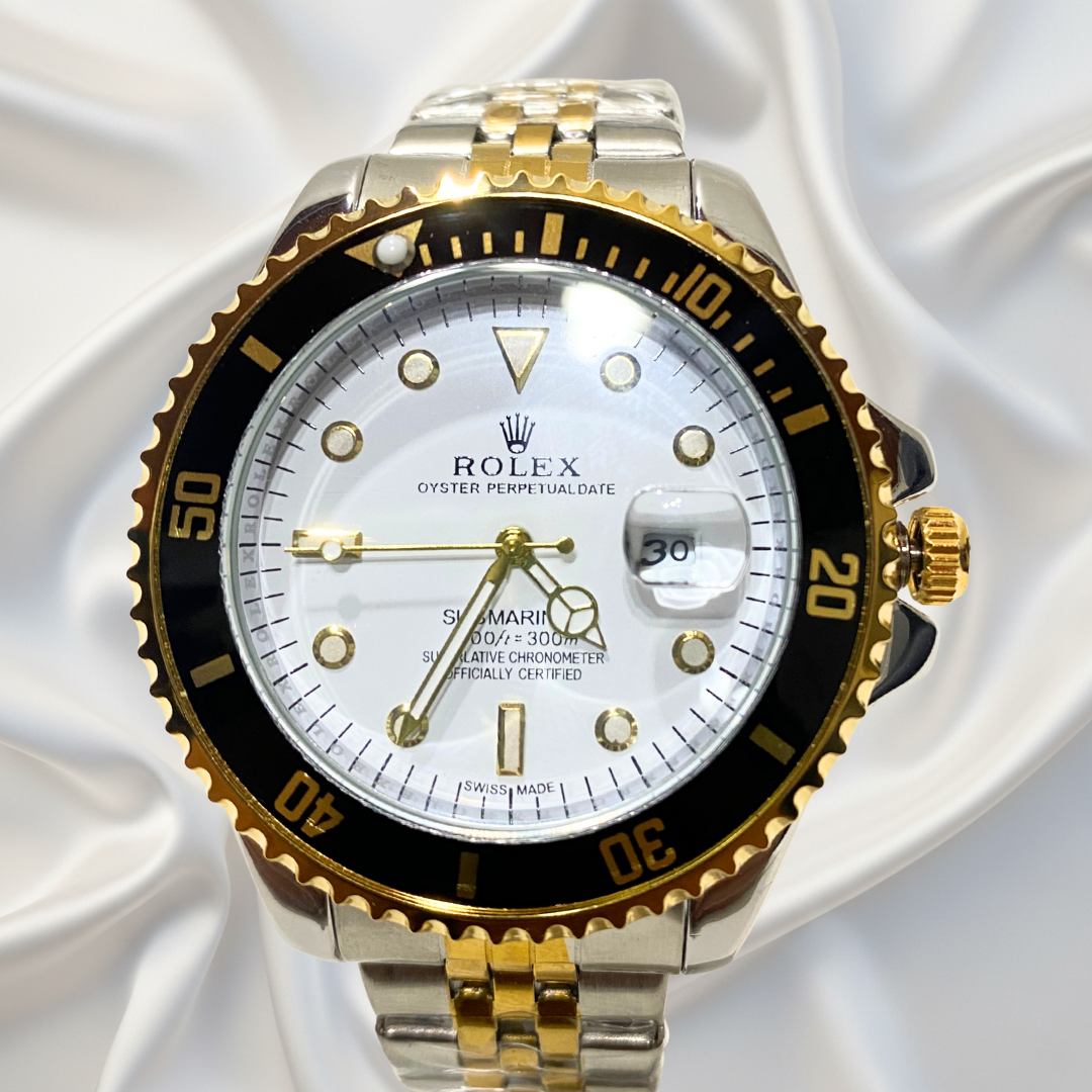 Rolex Submariner Dos Tonos Blanco™
